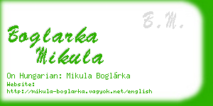 boglarka mikula business card